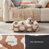 Dog Beds Large Sized Dog - Washable Furry Pet Beds, Rectangle Orthopedic Corduroy Fleece Puppy Beds with Removable Zipper Cover - 4 of 4