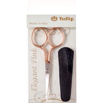 Tulip Curved Embroidery Scissors 3.5"-W/Sheath