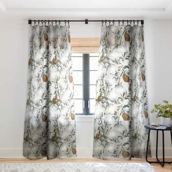 Iveta Abolina Helaine Single Panel Sheer Window Curtain - Deny Designs