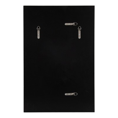 Silver Rectangular Wood Vanity Wall Mirror 20 x 30