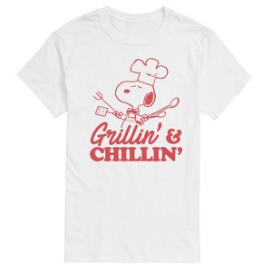 Men's - Peanuts - Grillin And Chillin Short Sleeve Graphic T-Shirt - 1 of 4