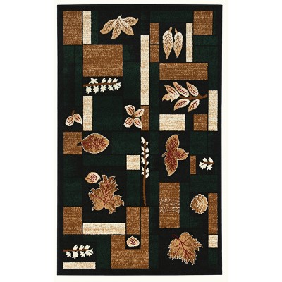 4'8"x7'6" Capri Elements Rug Brown/Green - Linon