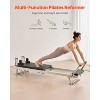 VEVOR Foldable Pilates Reformer, Pilates Workout Machine, Pilates Bed with Dual Resistance- Spring & Cord, Up to 400 LBS, Grey&Black - 3 of 4