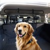 VEVOR Dog Car Barrier, Adjustable Universal-Fit Vehicle Pet Barrier for Cars, Easy to Install Dog Car Gate - Strong Metal Tubing Gate Divider,Black - 2 of 4