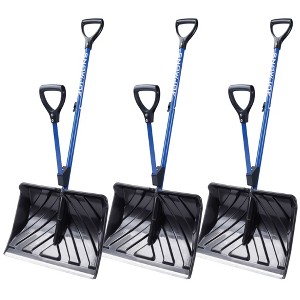 Snow Joe 3 Pack Shovelution Snow Shovel with 20" Shovel Blade & Assist Handle - 1 of 4