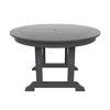 WestinTrends 47" Round Outdoor Patio Dining Table - 4 of 4
