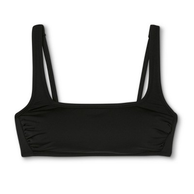 Women's Longline Twist Bikini Top - Kona Sol™ Multi Black S : Target