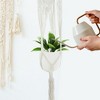 Unique Bargains Macrame Plant Hanger Woven Cotton Indoor Outdoor Decorative - 3 of 4