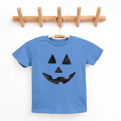 The Juniper Shop Watercolor Jack-O-Lantern Face Youth Short Sleeve Tee