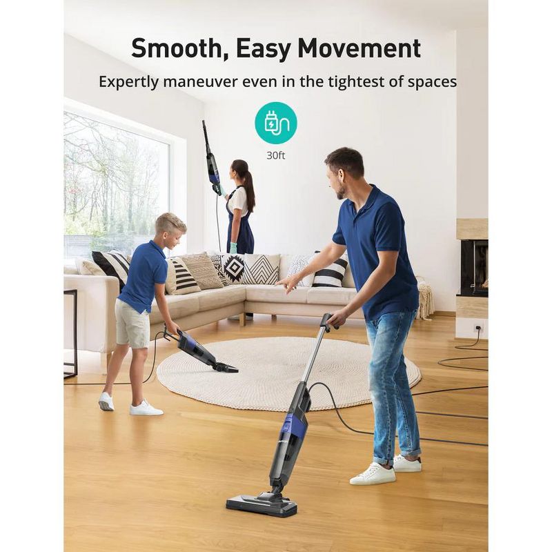 ASPIRON Stick Vacuum Cleaner CA025 - 5-in-1 Handheld, 20kPa Powerful Suction, Blue, 3 of 10