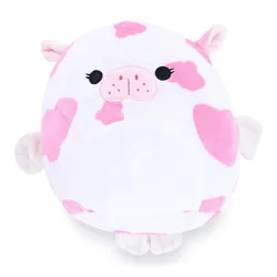 Squishmallows 8 Inch Sea Life Plush | Mondy the Pink Spotted White Sea Cow