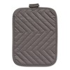 Design Imports Gray Quilted Potholder (Set Of 3) - 4 of 4