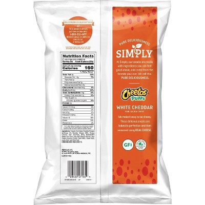 Simply Cheetos White Cheddar Puffs - 8oz