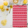 CraftBelly Retro Holiday Red Cutting Board Rectangle -Deny Designs - 2 of 3