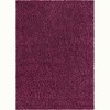 Unique Loom Solid Shag Solid Indoor Woven Area Rug - 2 of 4