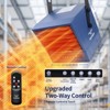 TEMPWARE 10000W Electric Garage Heater with Remote, 240V Hardwired Fan Forced Ceiling Mount Shop Heater with Digital Thermostat Ideal for Warehouse - 2 of 4