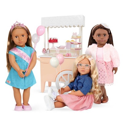 Our Generation Emily Posable 18 Party Planner Doll & Storybook