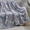 Outer Space Micro Plush All Season Throw Blanket 50" X 60" Multicolor by Plazatex - 4 of 4