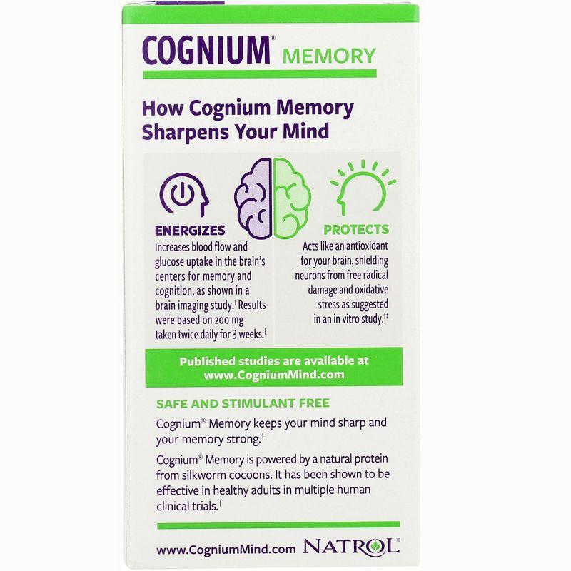 Natrol Dietary Supplements Cognium Tablet 60ct, 4 of 5