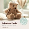 Bearington 15" Hedgehog Stuffed Animal: Tan and Brown Ultra-Plush Faux-Fur, Premium Fill, Hand-Sewn Details; Birthday Gift - 2 of 4