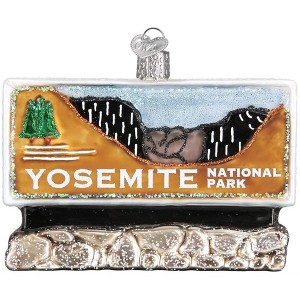 Old World Christmas Glass Blown Ornament for Christmas Tree, Yosemite National Park - 1 of 4