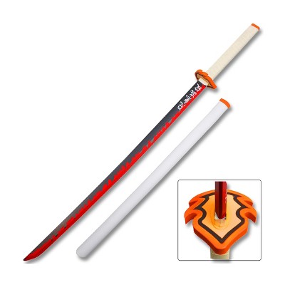 Edgework Imports Demon Slayer Kyojuro Rengoku 40.5 Inch Foam Replica Samurai Sword