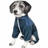 Pet Life (R) Active 'Embarker' Heathered Performance 4-Way Stretch Two-Toned Full Body Warm Up - 3 of 4