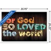 Trends International David Bowman - John 3:16 Framed Wall Poster Prints - 3 of 4