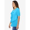 Woman Within Plus Size Ruffle Tee - 4 of 4