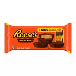 Reese's Milk Chocolate Peanut Butter Cups King Size Candy Bar - 11.2oz