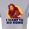 Women's - Wizard of Oz - Lion Home Cropped Graphic T-Shirt - 2 of 4