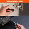 Itopfox 6-Piece Magnetic Screwdriver Set with Non-Slip Handle, Includes 3 Phillips and 3 Flat Tip Screwdrivers for DIY and Home Repairs - 3 of 4