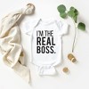 The Juniper Shop I'm The Real Boss Baby Bodysuit - 2 of 2