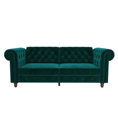 Finnley Velvet Upholstered Sofa Futon - Room & Joy