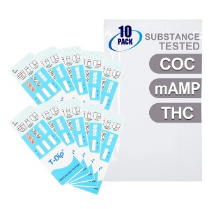Mintegrity [10pk] 3 Panel Urine Drug Test Card for Home | High Sensitivity Substance Screening Home Detection Urine Dip Card | MT-WDOA-234 - 1 of 4