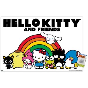 Trends International Hello Kitty and Friends: 21 Core - Group Rainbow Unframed Wall Poster Prints - 1 of 4