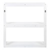 28" x 8" x 31" Ring Wooden 3-Tier Shelf White - Kate & Laurel All Things Decor: Mid-Century Storage Display - 4 of 4