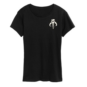 Women's - The Mandalorian - Mando Icon Short Sleeve Graphic T-Shirt - 1 of 4