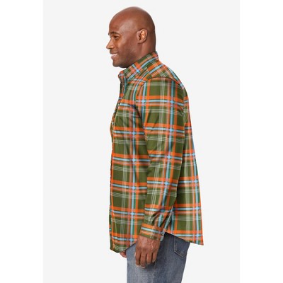 KingSize Long Sleeve Wrinkle Free Sport Shirt