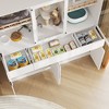 Famapy White Cat Cabinet Sisal Anti-Grip Cabinet Doors Built-in Cat Climbing Shelf Large Event Space and Storage Space - 4 of 4