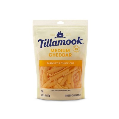 Tillamook Medium Cheddar Shredded Cheese - 8oz