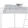 Sapphtopaz Twin Size Loft Bed with High Under Bed Space, Metal Bed Frame with Ladder & Safety Guardrail, Space-Saving Bunk Bed for Adults&Teen - 3 of 4