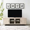 Vik Modern Boho 4 Door Herringbone TV Stand for TVs up to 80" - Saracina Home - 2 of 4