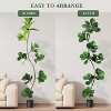 Artificial Fiddle Leaf Fig Tree with Black Nursery Planter, Fake Plant, Large Fake Tree Artificial Plants for Home or Office Decor - 4 of 4