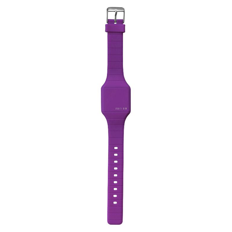 Girls' Fusion Hidden LED Digital Watch - Purple, 2 of 5