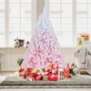 Tangkula Artificial Christmas Tree Hinged Snow Flocked Xmas Tree w/ Lush Branch Tips - 4 of 4