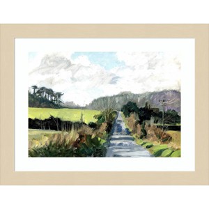 Amanti Art Ripple Lane by Metcalfe Clive Wood Framed Wall Art Print - 1 of 4