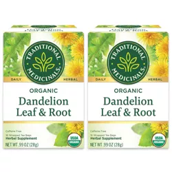 Traditional Medicinals Dandelion Leaf & Root Organic Tea - 32ct