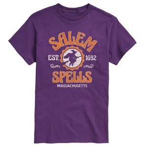 Women's - Instant Message - Salem Spells- Women's Short Sleeve Graphic T-Shirt Short Sleeve Graphic T-Shirt - 1 of 2