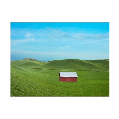 14" x 19" James McLoughlin 'Barn Scene VI' Unframed Wall Canvas - Trademark Fine Art